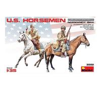 MiniArt 35151 - Figurines U.S. Horsemen Normandy 1944 1/35 - Maquette à monter
