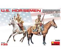 MINIART 35151 Kit Vari 1/35 Cavaliers U.S. Normandie 1944