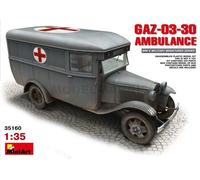MiniArt Maquette camion Ambulance Gaz-03-30 1:35 Kit plastique 35160
