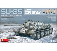 MiniArt Maquette 1/35 Su-85 soviétique Mod. 1943 (début) Avec équipage Neuf