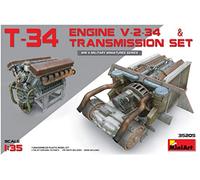 1:35 Moteur T-34 (V-2-34) avec bloc d'engrenages