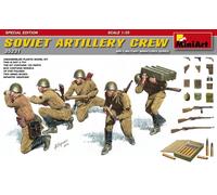 MiniArt – Maquette figurines Soviet Artillery Crew – Édition spéciale – Kit plastique 1:35