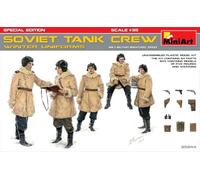 MiniArt 35244 1:35 Figurines Sov. Panzerbes. Winter (5) SE - Réplique fidèle à l'original, modélisme, kit de Construction en Plastique, Bricolage, Loisirs, Collage, kit de modélisme, Assemblage, Non