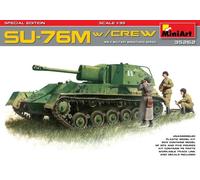 MiniArt Maquette SU-76M 1:35 – Kit Édition spéciale avec équipage MIN35262