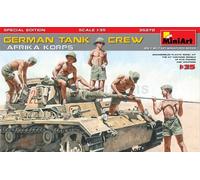 MINIART 35278 Kit 1/35 Pour Équipage De Char Allemand Afrika Korps