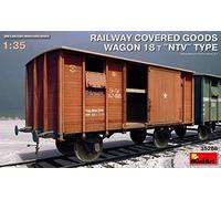 MiniArt 35288 Kit de modélisation Railway Covered Goods Wagon 18 t NTV TY