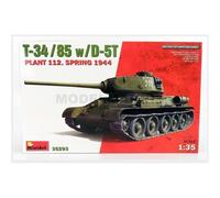 Miniart 35293 Kampfpanzer - T-34/85 Tank Militaire Printemps 1944 - 1/35