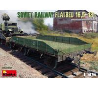 MINIART 35303 Kit 1/35 Wagon Plateforme Ferroviaire Soviétique 16,5-18t