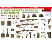 MINIART 35304 Kit 1/35 Armes Équipement d'Infanterie Soviétique Édition Spéciale