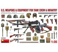 Miniart 35334 - 1:3 5 Weapons & Equipment pour Réservoir Équipage & Infantry -
