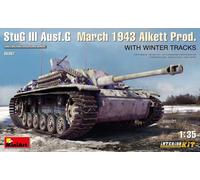 Maquette Char Stug Iii Ausf. G March 1943 Alkett Prod. With Winter Tracks. Inter