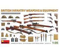 MiniArt Kit d'accessoires 1:35 Infanterie britannique Armes et équipements MA35368