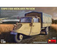 Miniart 35371 - 1/35 Tempo E400 Hochlader Plat Allemand 3-Wheel Livraison Camion