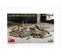 MINIART 35402 Kit 1/35 7.5cm Boîtes à munitions PaK40 Avec projectiles Lot 2