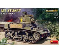 MiniArt Maquette char M3 Stuart Late Prod. – Kit intérieur – 1:35 – 35429