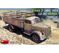 MiniArt Maquette Camion Opel Blitz PMQ600 3t - 1:35 - Plastique Gris - Kit MA35449