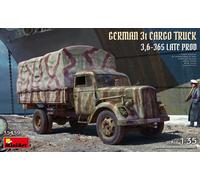 Miniart 35459 1/35 Camion Militaire 3t Cargo Allemand 3,6-36S Late Prod Neu