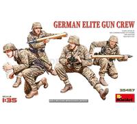 MiniArt – Kit de figurines 35467 Unité de tir allemande Elite 1:35 – plastique, non laqué