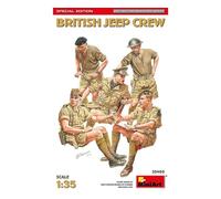 MiniArt Figurines 35469 – Équipe de Jeep britannique militaire – 1/35 Édition spéciale