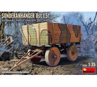 MiniArt Kit 35487 1/35 Sonderanhänger Ost 1,5 t – Remorque de chargement allemande