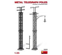 MiniArt Poteaux télégraphiques en métal 35529 – Échelle 1/35
