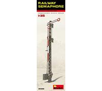 MiniArt 35566 1:35 Sémaphore/Signal ferroviaire - Réplique fidèle à l'original, modélisme, kit de Construction en Plastique, Bricolage, Loisirs, Collage, kit de modélisme, Assemblage, Non laqué