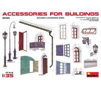 Miniart 35585 Accessoires Pour Bâtiments Échelle 1:35 Kit Neuf