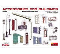 MiniArt Set d'accessoires pour bâtiments 35585 – Échelle 1:35