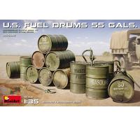 MINIART 35592 Kit 1/35 Fûts de Carburant U.S. (55 Gals.)