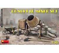MINIART 35593 Ensemble De Mélangeur À Béton 1/35 Kit Varié