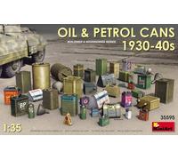 MINIART 35595 Kit 1/35 Bidons d'Huile et d'Essence Années 1930-1940