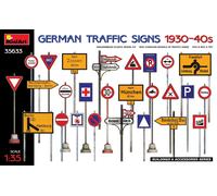 MINIART 35633 MAQUETTE DIORAMA PANNEAUX DE SIGNALISATION ALLEMAND 1930-40S 1/35