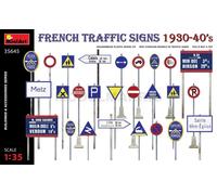 MINIART 35645 Kit 1/35 Panneaux de Signalisation Français Années 1930-40s