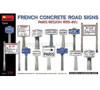 MiniArt – Kit maquette 1:35 Panneaux de signalisation en béton France 1930-40 (MA35659)