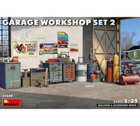 Miniart 35668 Ensemble Ateliers Garage 1:35 #2 Accessoires - Neuf