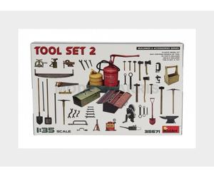 MINIART 35671 Accessoires - Ensemble D'Atelier Outils 2 Garage - 1/35
