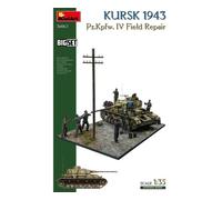 Miniart 36062 - 1:35 Big-Set Kursk 1943 Pz.KPFW.IV Terrain - Neuf