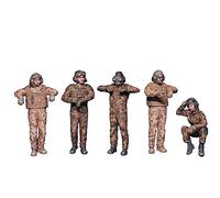 MiniArt 37032 1:35 Fig. BW Équipage blindé (5) - Réplique fidèle à l'original, modélisme, kit de Construction en Plastique, Bricolage, Loisirs, Collage, kit de modélisme, Figurines