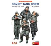 MINIART 37063 1/35 Équipage Char Soviétique Tenue Hiver 1970-1980s 4 Figurines