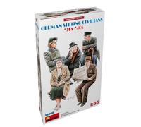 MiniArt 38006 - Figurines German Sitting Civilians 30s-40s