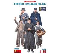 MINIART 38037 1/35 Civils Français Années 30-40 Têtes En Résine