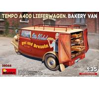 Miniart - Maquette Voiture Tempo A400 Lieferwagen. Bakery Van Miniart38066 1:35 Maquette Char Promo - Ref : 14821-Mini Art Multicolore