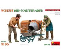 MINIART 38077 1/35 Ouvriers avec Bétonnière