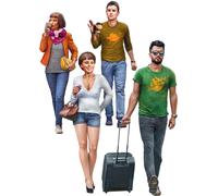 MiniArt 38095 1:35 viaggiatori della città - riproduzione fedele all'originale,