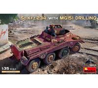 MINIART 40014 1/35 Kit Véhicule Militaire Sd.Kfz.234 Avec MG151 Perçage