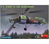 MiniArt 41002 1:35 FL 282 V-16 Hélicoptère Kolibri - Reproduction fidèle, modélisme, kit Plastique, Bricolage, Loisirs créatifs, Collage, kit modèle, à Assembler, Non Peint