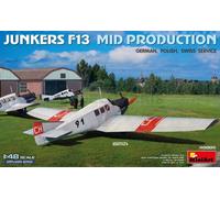 MINIART 48005 Kit Avion 1/48 Junkers F13 Intermédiaire Allemand Polonais Suisse