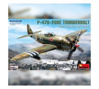 MiniArt 48015 1:48 P47D-28RE Franz. Luftw. Kit de base - Réplique fidèle à l'original, modélisme, kit de construction en plastique, bricolage, loisirs, collage, modélisme, assemblage, non laqué