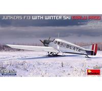 Miniart 48020 - 1:48 Junkers F13 Avec Skis D'Hiver. Première Pro. - Neuf