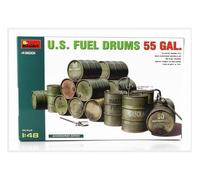 MiniArt Kit modèle plastique 49001 1:48 Fûts de carburant US 55 Gal (20) non peint